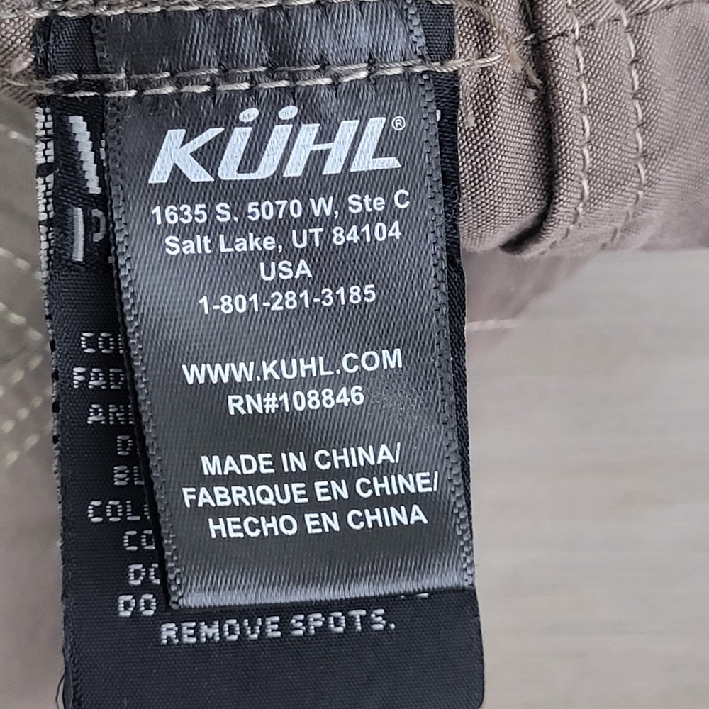 Kuhl Cargo Pants Womens 34 Brown Hiking Outdoor Utility Straight Leg Gorpcore - Picture 4 of 16